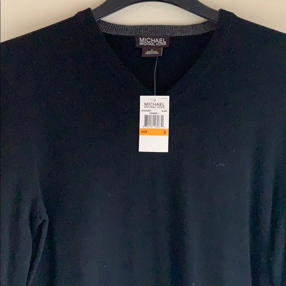 NWT | Michael Kors Men’s V Neck Sweater - Picture 3 of 6